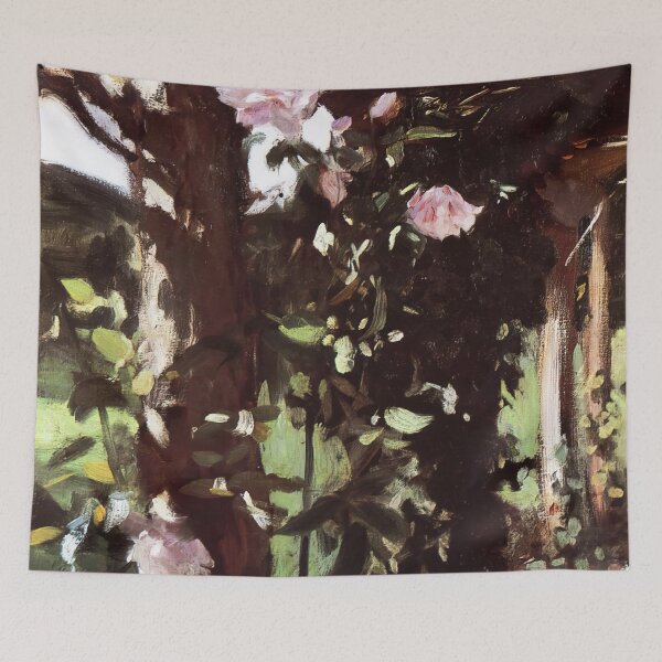 Item preview, John Singer Sargent A Rose Trellis (roses At Oxfordshire) - Botanical Floral Wall Art Print designed and sold by lanaverera.