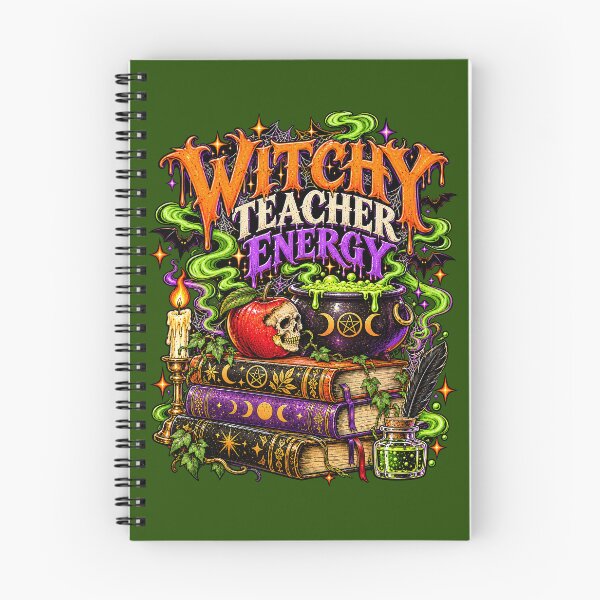 Item preview, Witchy Teacher Energy Halloween designed and sold by Furflix.