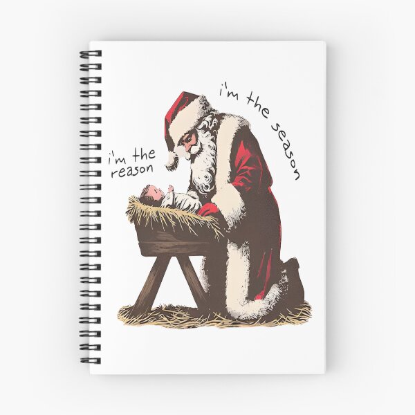 Item preview, Santa Kneeling at Manger designed and sold by CooksonAngelina.