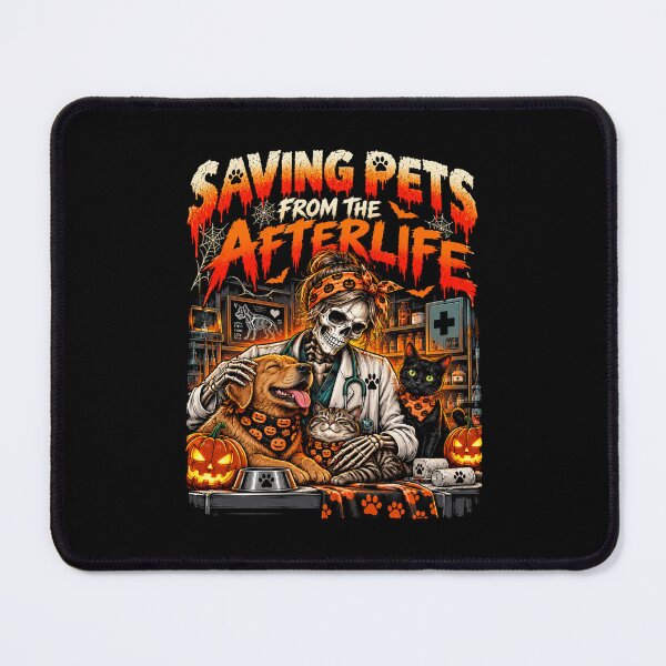 Item preview, Skeleton Veterinarian – Saving Pets from the Afterlife designed and sold by justforart91.