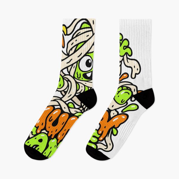 Item preview, Mummy Tangle Cute Funny Halloween Monster designed and sold by Thai Vibe Studio.