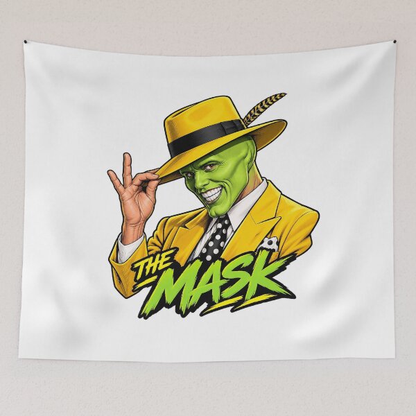 Item preview, The Mask Jim Carrey Neon Comic Tribute designed and sold by Fashvora.