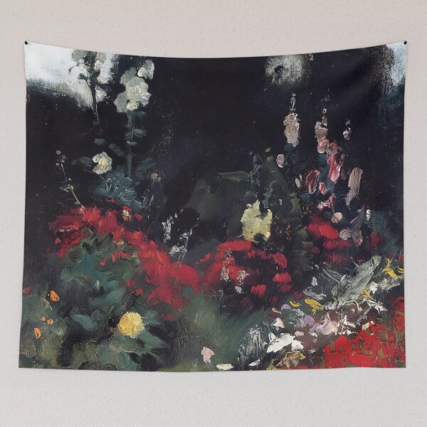 Item preview, John Singer Sargent Corner Of A Garden - Vintage Botanical Nature Painting Art Print designed and sold by lanaverera.