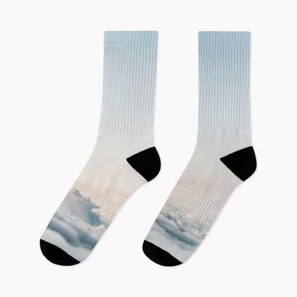 Item preview, Minimalist Mountain Peak Above Sea of Clouds designed and sold by Luxxe87.
