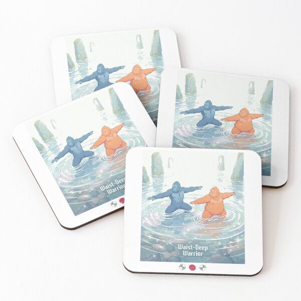 Item preview, Underwater Stillness - Peaceful Bigfoot Savasana Yoga Art designed and sold by Whimsy Trail Co.