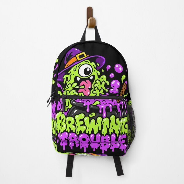 Item preview, Brewing Trouble Cute Witch Potion Monster designed and sold by Thai Vibe Studio.