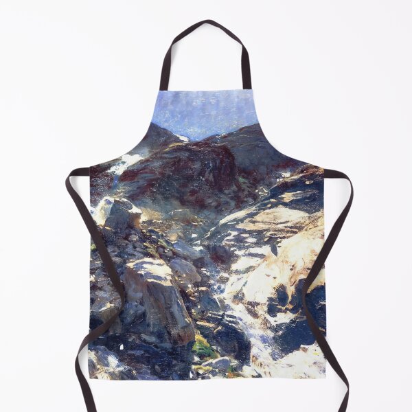 Item preview, John Singer Sargent Glacier Streams - Vintage Alpine Nature Landscape Exhibition Poster designed and sold by lanaverera.