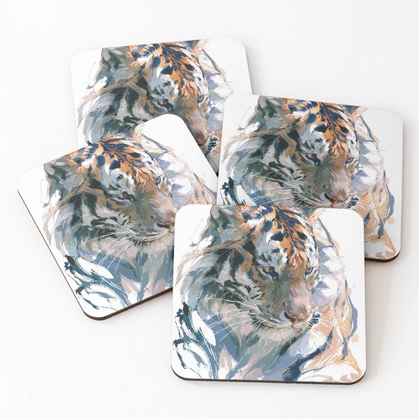 Item preview, Inked Tiger Portrait designed and sold by Neo-Chrio.