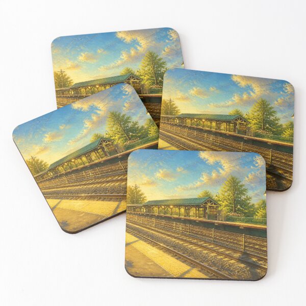 Item preview, Wayne Train Station Photograph Oil Painting FIlter designed and sold by BennyBhop.