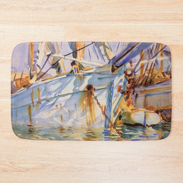 Item preview, John Singer Sargent In A Levantine Port - Vintage Maritime Seascape Art Print designed and sold by lanaverera.