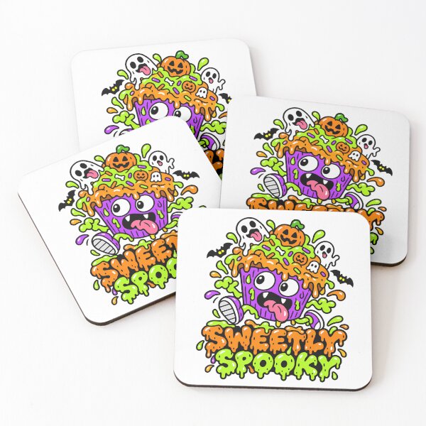 Item preview, Sweetly Spooky Cute Haunted Cupcake Halloween designed and sold by Thai Vibe Studio.
