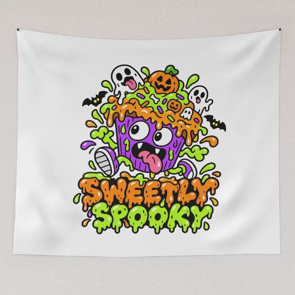Item preview, Sweetly Spooky Cute Haunted Cupcake Halloween designed and sold by Thai Vibe Studio.