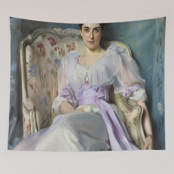 Item preview, John Singer Sargent Lady Agnew Of Lochnaw (1892) - Fine Art Classic Portrait Wall Art Poster designed and sold by lanaverera.