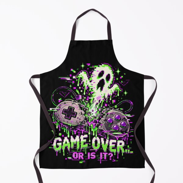 Item preview, Game Over Or Is It Haunted Gamer designed and sold by Furflix.