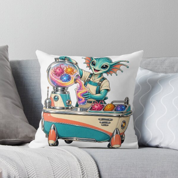 Item preview, Alien Barista Galactic Smoothie Bubble Tea Space designed and sold by LongIslandDesgn.