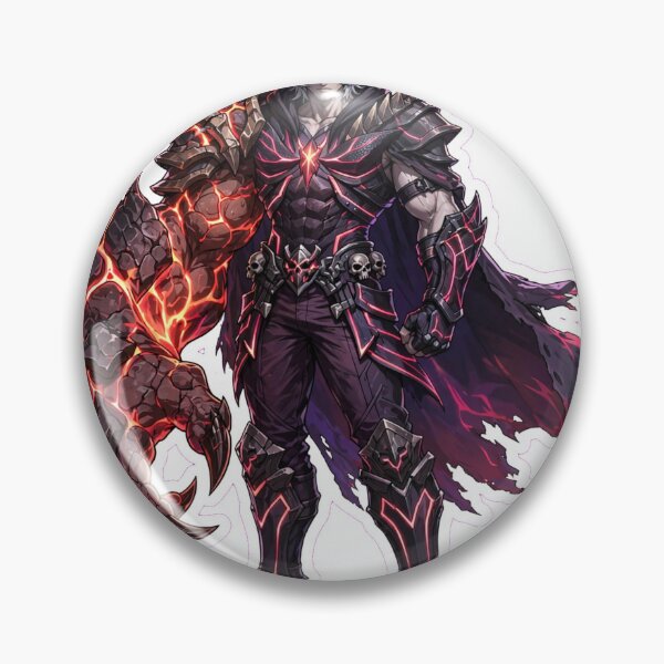 Item preview, Aldous Fathom Terror Neon Glow Sticker - Mobile Legends Fan Art designed and sold by Lesley D.