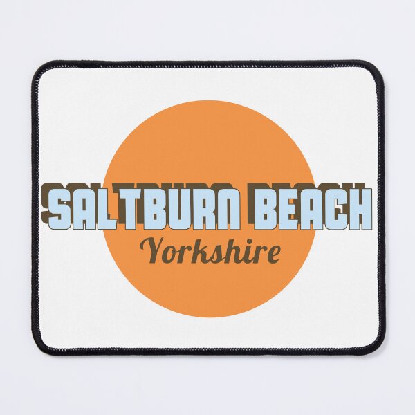 Item preview, Saltburn Beach Yorkshire - California Style designed and sold by Logo-A-GoGo.