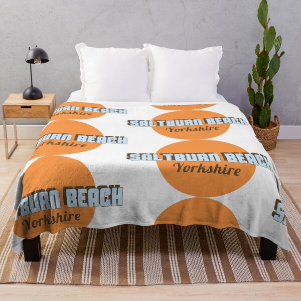 Item preview, Saltburn Beach Yorkshire - California Style designed and sold by Logo-A-GoGo.