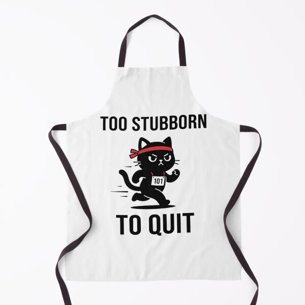 Item preview, Too Stubborn to Quit - Marathon designed and sold by RunningWhiskers.