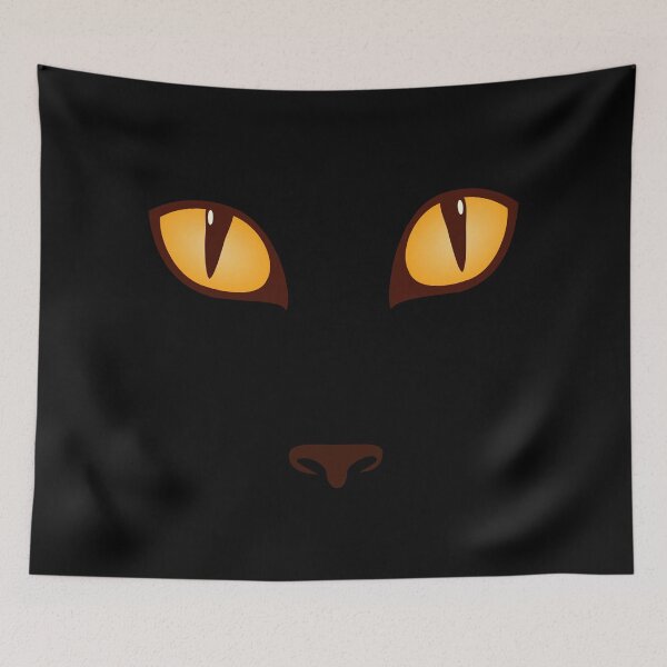 Item preview, Evil cat eyes in Halloween night  designed and sold by Tanapan2529.