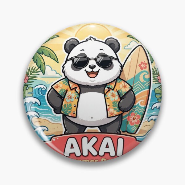 Item preview, Akai Summer Party Name Banner Showcase Sticker - Mobile Legends Fan Art designed and sold by Lesley D.