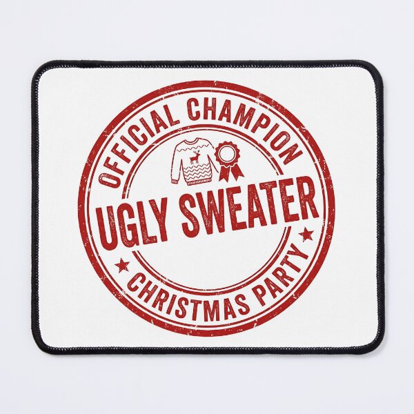 Item preview, Ugly Sweater Official Champion Christmas Party Stamp designed and sold by fritz-10signer.