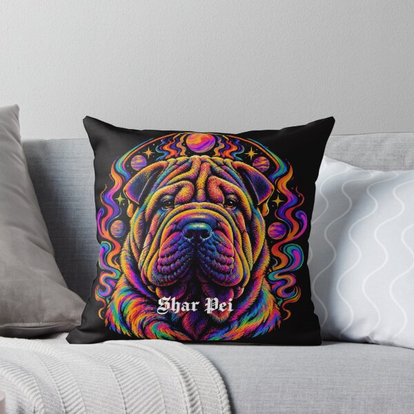 Aperçu de l'œuvre PSYCHÉDÉLIQUE SHAR PEI créée et vendue par ROCK_WELL.