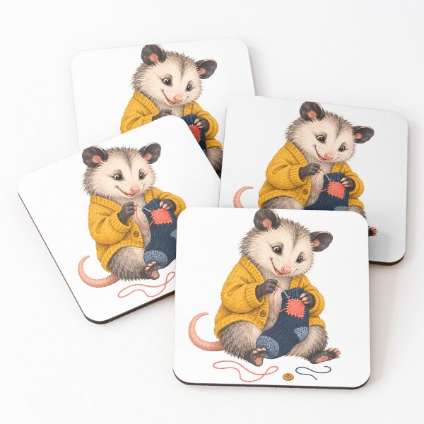 Item preview, Possum Mends a Sock designed and sold by Digipeel.
