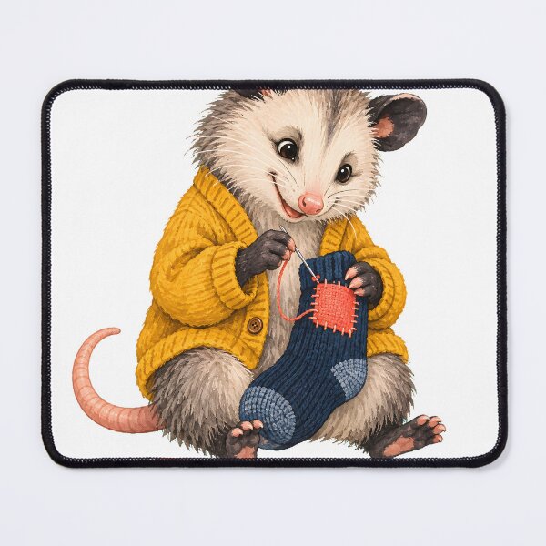 Item preview, Possum Mends a Sock designed and sold by Digipeel.