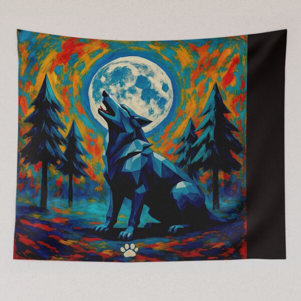 Item preview, Animal Wild Geometry: Wolf designed and sold by Helios Be. Lavsh.