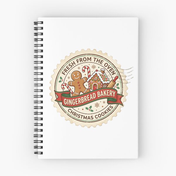 Item preview, Gingerbread Bakery Vintage Christmas Cookie Stamp designed and sold by fritz-10signer.
