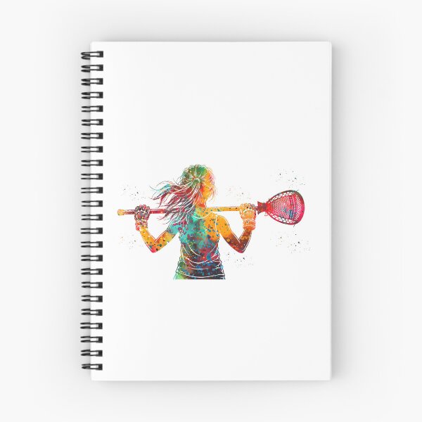 Item preview, Little Girl Lacrosse Goalie Watercolor Art designed and sold by Liededrom..