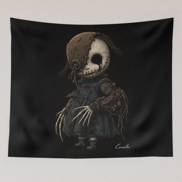 Item preview, Porcelain Sorrow, Gothic Stitched Doll designed and sold by UnstitchedArt.