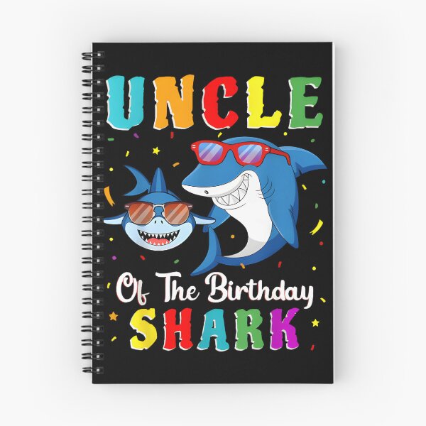 Item preview, Uncle of The Shark Birthday Family Matching Birthday Nephew designed and sold by jamesdurhaman.