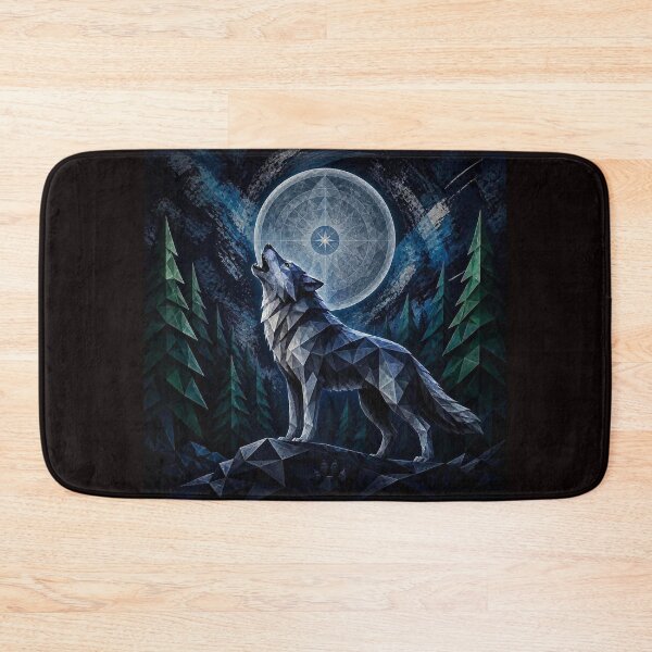 Item preview, Animal Wild Geometry: Wolf #1 designed and sold by Helios Be. Lavsh.