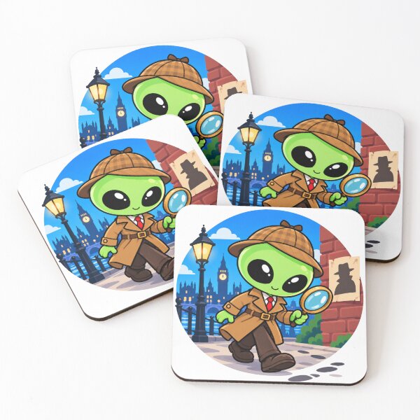 Item preview, Alien Detective | Sherlock Holmes Mystery designed and sold by fedetrev.