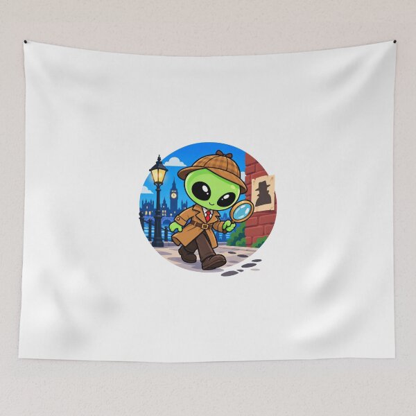 Item preview, Alien Detective | Sherlock Holmes Mystery designed and sold by fedetrev.