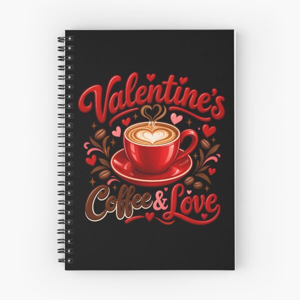 Item preview, Valentine’s Coffee & Love Cute Retro Red Cup & Saucer Latte Art T-Shirt & Sticker designed and sold by MCV-Designs.
