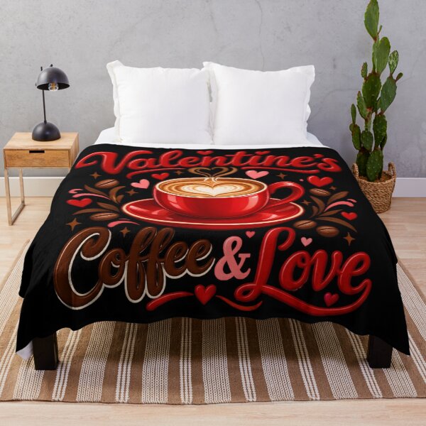 Item preview, Valentine’s Coffee & Love Cute Retro Red Cup & Saucer Latte Art T-Shirt & Sticker designed and sold by MCV-Designs.