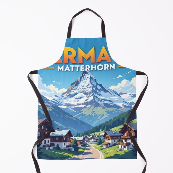 Item preview, Zermatt Matterhorn – Vintage Swiss Alpine Travel Poster designed and sold by LSVart.