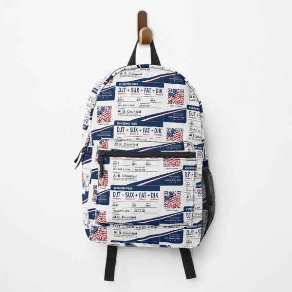 Item preview, ✈️✨ DJT → SUX → FAT → DIK Boarding Pass - LAST CALL FOR DEMOCRACY COLLECTION ✈️ - Passenger Al B. Counted designed and sold by WheelieGdArt.