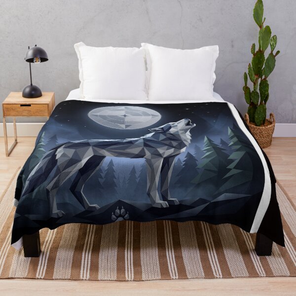 Item preview, Animal Wild Geometry: Wolf #2 designed and sold by Helios Be. Lavsh.