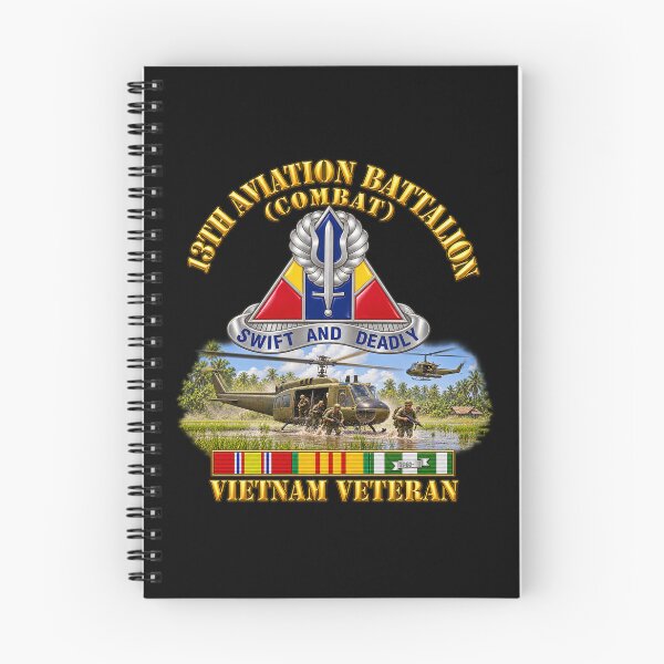 Item preview, 13th Aviation Battalion - Combat - Vietnam Veteran w Assault Scene - 3D - Transparent designed and sold by Military Insignia Products.