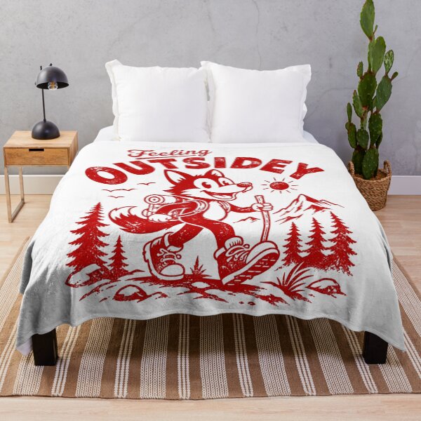 Item preview, Vintage Cartoon Walking Fox Feeling Outsidey designed and sold by Blok45.