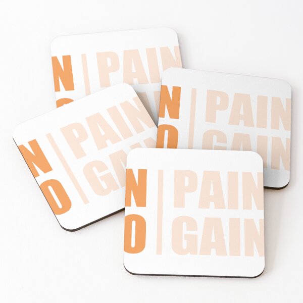 Item preview, No Pain No Gain Split Typography designed and sold by andry01.
