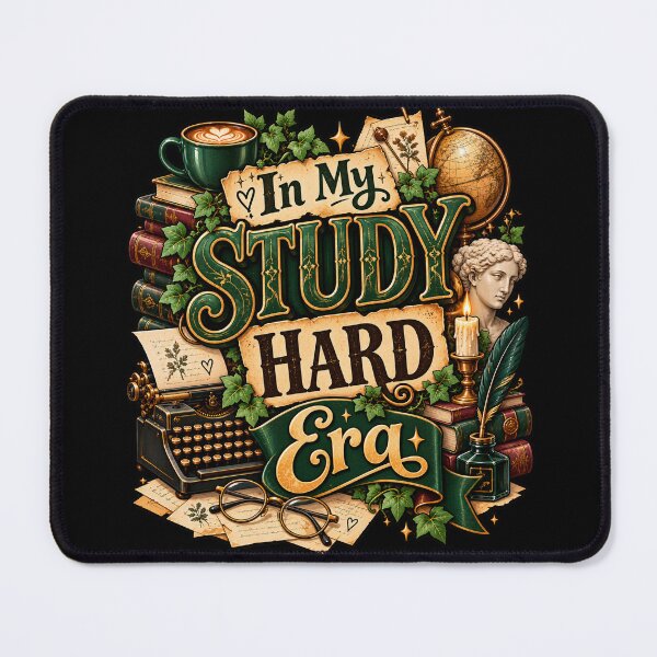 Item preview, In My Study Hard Era – Dark Academia Student designed and sold by Haji  Kamora.