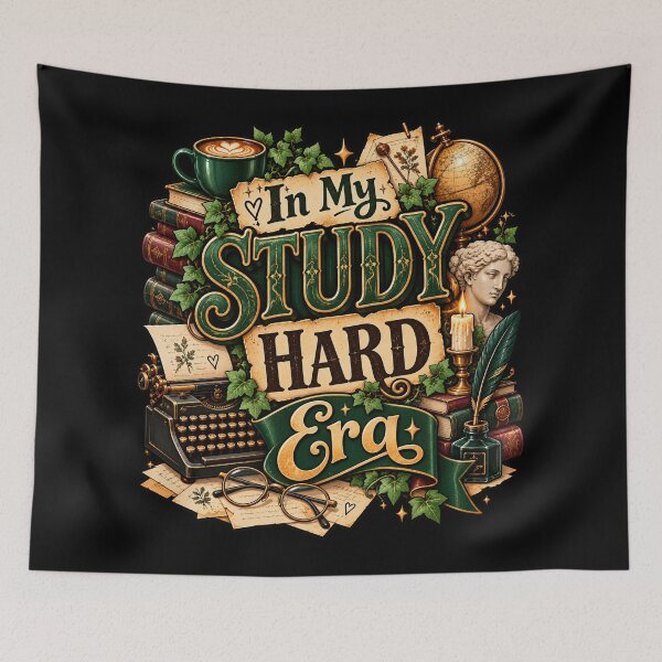 Item preview, In My Study Hard Era – Dark Academia Student designed and sold by Haji  Kamora.
