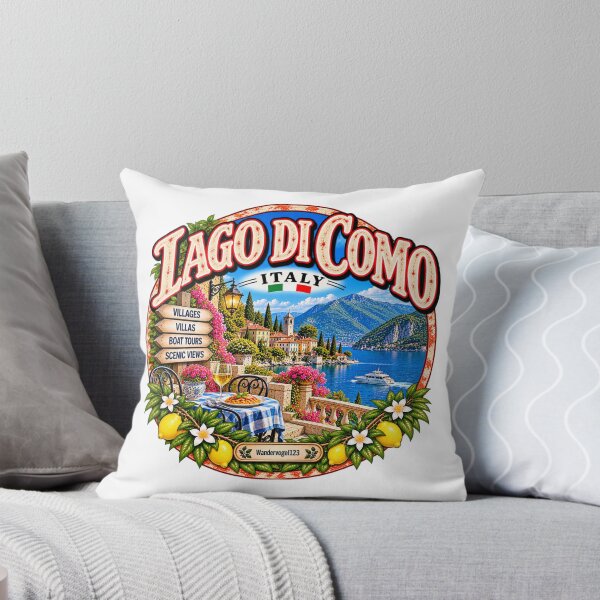 Item preview, Lago di Como Italy – Lake Como Villas Alps & Dolce Vita designed and sold by Wandervogel123.