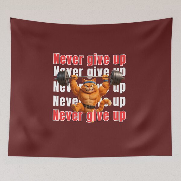 Item preview, Never Give Up designed and sold by Ibrahimsaeed27.