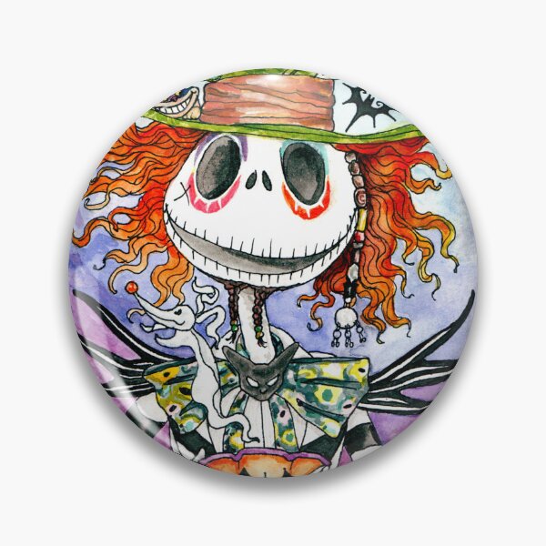 Artikelvorschau, Verrückter Captain Jack | Aquarellkunst für Tim-Burton-Fans entworfen und verkauft von SpookyTatBabe.
